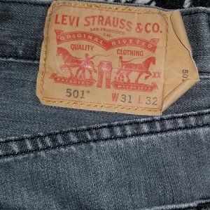 Mens Levis 501 Denim Jeans